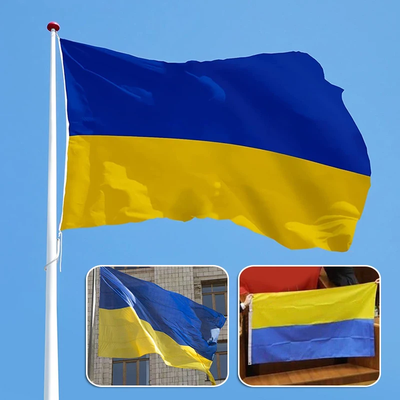 

Large Ukraine National Flag 2x3 Ft Polyester Ukrainian Flag Outdoor Lawn Decor 3x5 Ft Large Large Ukraine National Flag