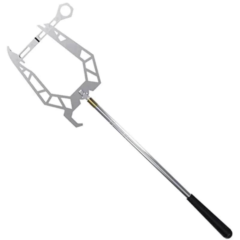 

Multi-Purpose Telescopic Boat Hook Stainless Steel Dock Hook Dock Plate Fishing Rod Fishing Tools Cable Wire Guider Tools