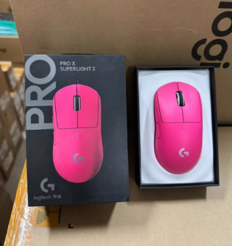 Фото Оригинальная беспроводная игровая мышь Logitech G PRO X SUPERLIGHT 2, легкая, с сенсором 44K DPI и частотой опроса 8KHz №2