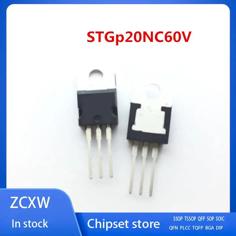 10 шт./партия STGp20NC60V Gp20NC60V STGp20NB60H STGp20NB60K TO-220 20A 600V