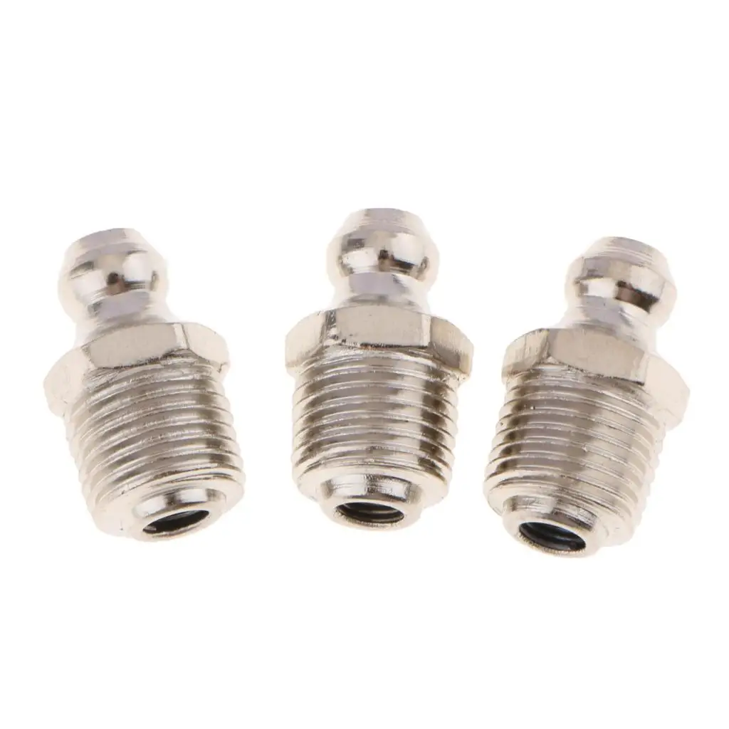 100 шт. метрические гидравлические смазочные фитинги Zerk стальной прямой комплект