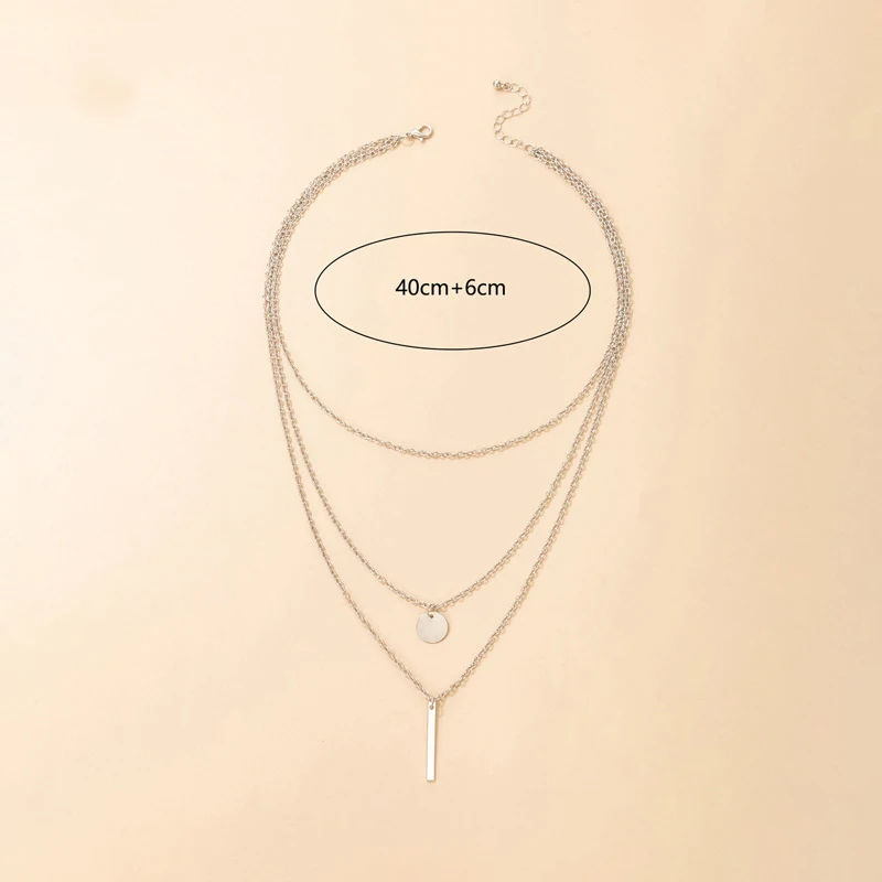 Простое кристаллическое золотое ожерелье с подвеской геометрической формы для