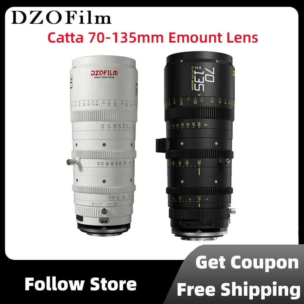 DZOFilm Catta 70-135 мм T2.9 E-Mount 16-лопастной объектив с кибер-зумом Объектив для фотографа