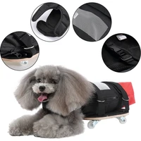 dog wheelchair walking scooter for rear leg breathable comfortable wear resisting drag bag alternative for paralyzed pets