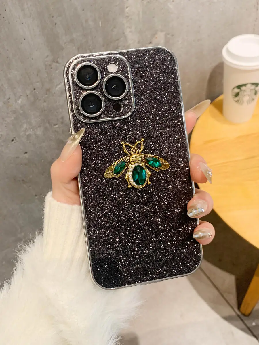 Роскошный кожаный чехол для телефона с тисненым узором iPhone 15 14 13 12 Pro Max Модный