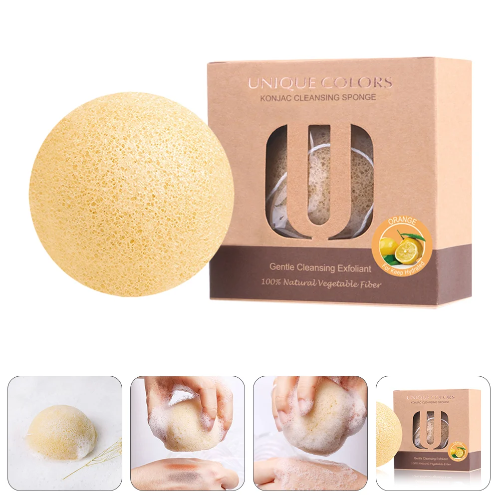 

Sponge Facial Face Puff Makeup Cleaning Body Washing Scrubber Tool Pad Cleansing Powder Exfoliating Exfoliatorremover Pads