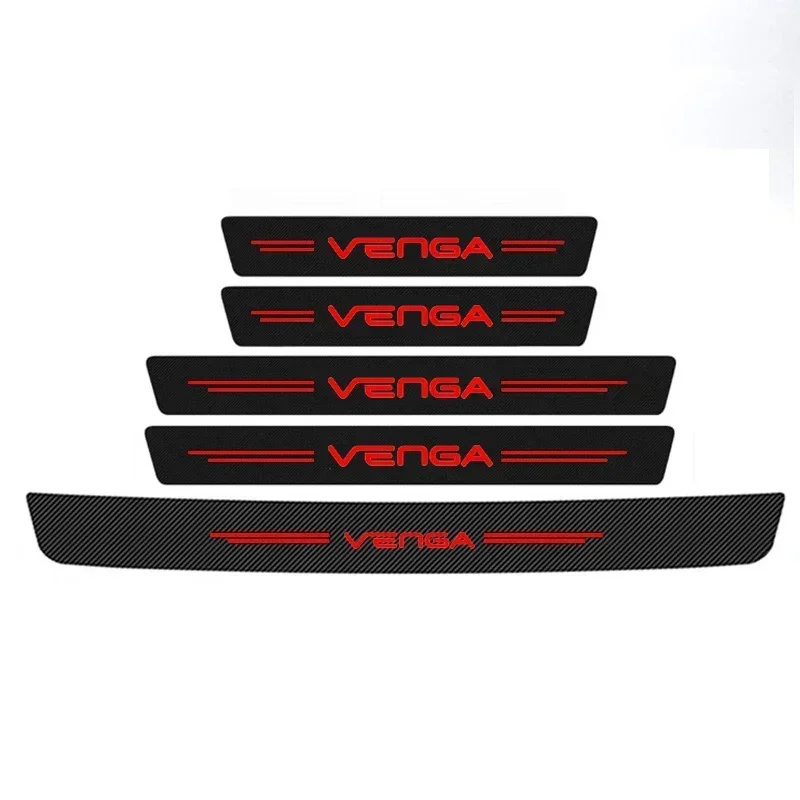 

Авто дверная лента для порога, водонепроницаемая защитная пленка для KIA VENGA, логотип, значок, задний багажник, бампер, накладка на порог, наклейка, стиль