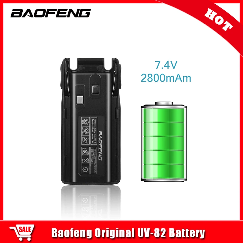 

Model BL-8 UV-82 Battery 2800mAh UV-8D Li-ion Battery Compatible With UV82 UV8D UV-82Plus UV-89 UV-82HP UV-82HX Two Way Radios