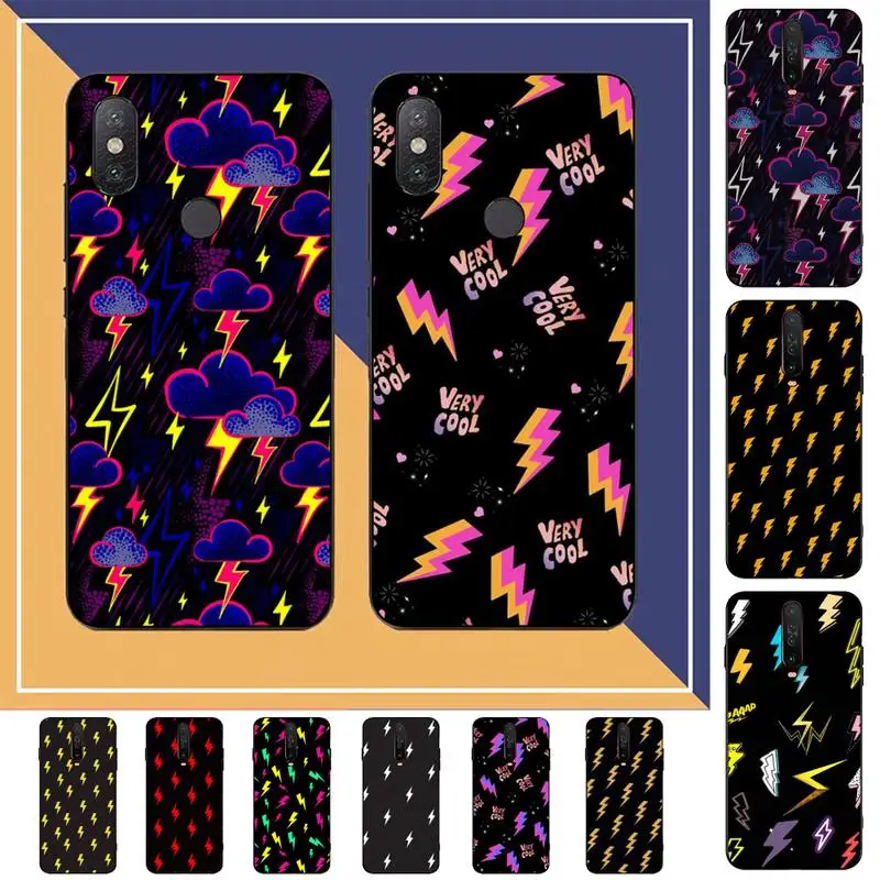 

Cartoon Cute lightning Phone Case for Redmi Note 8 7 9 4 6 pro max T X 5A 3 10 lite pro