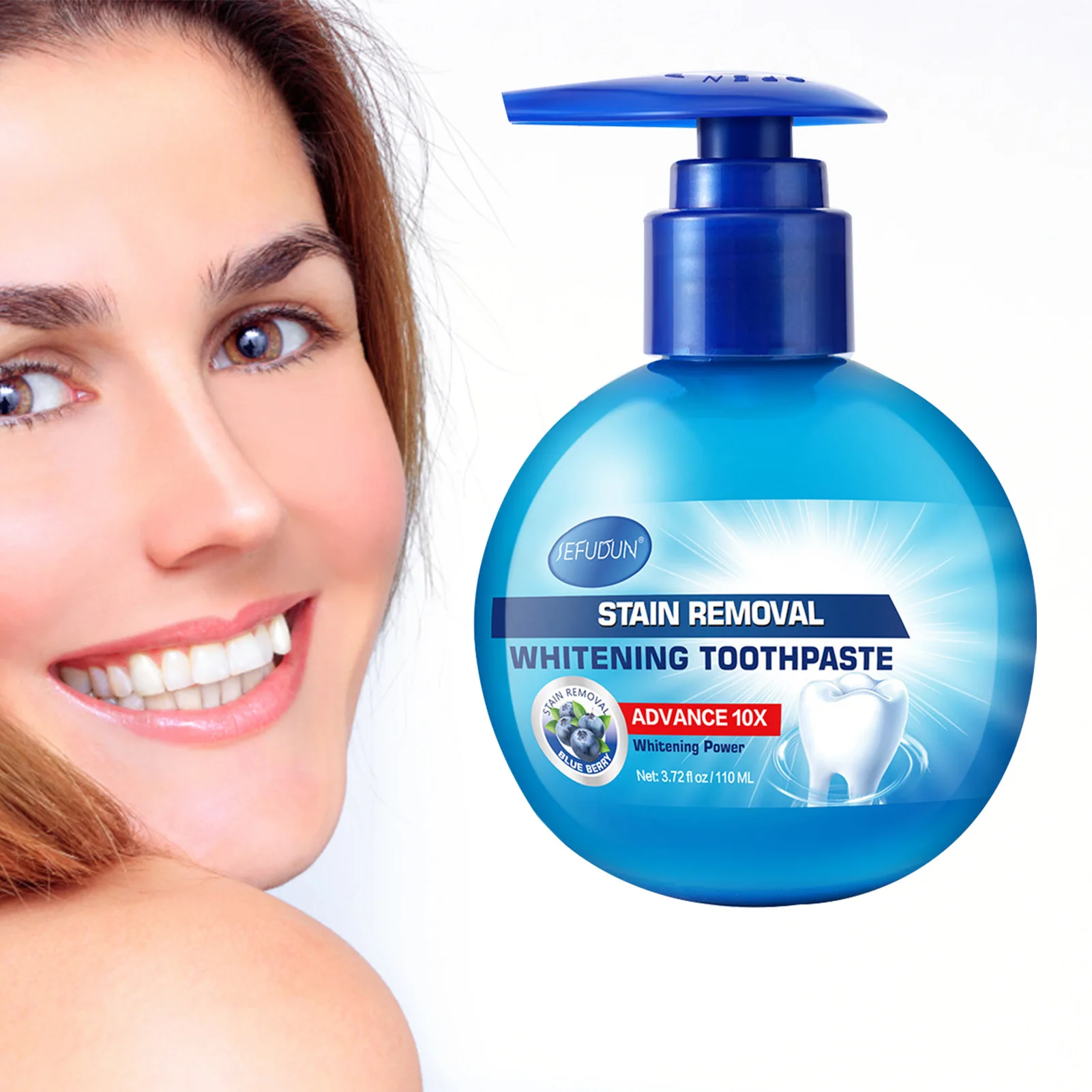 

110g Soda Toothpaste Stain Removal Toothpaste Teeth Cleaning Mousse Toothpaste Oral Care Tool Mouth Breathing Freshener