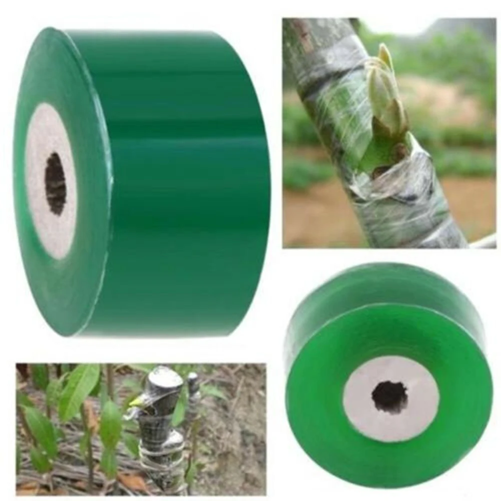 

100m Roll Nursery Grafting Tape Fruit Tree Secateurs Engraft Branch Gardening Belt PVC Tie Tape Stretchable Grafting Film Band