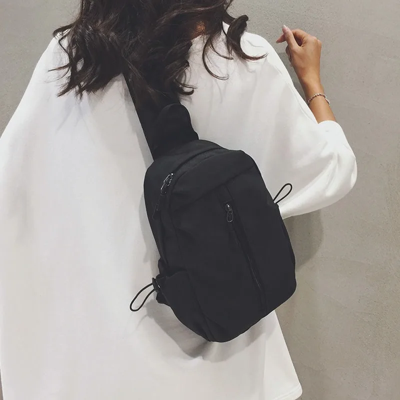 Уличная трендовая нагрудная сумка для женщин и мужчин Спортивная поясная