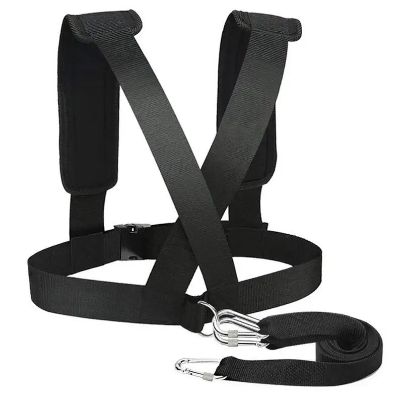 

Sled Harness For Pulling Durable Sled Harness Workout Resistance And Assistance Trainer Physical Training Resistance Rope Kit