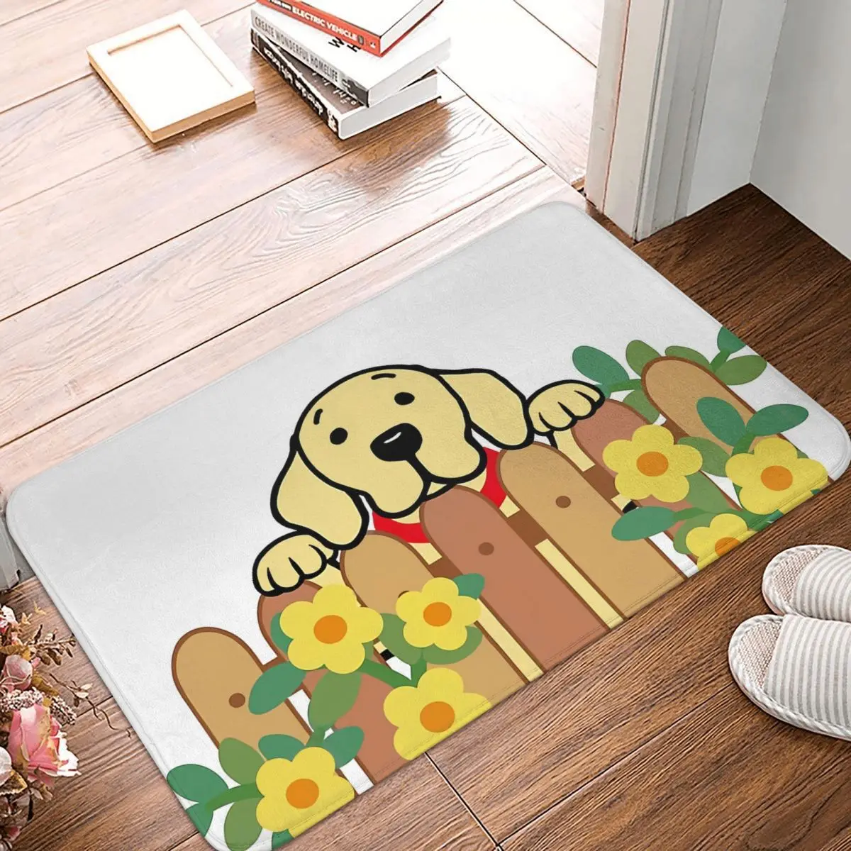 

Нескользящий кухонный коврик с изображением собак, желтый лабрадор, ретривер, коврик для спальни, домашний декоративный коврик