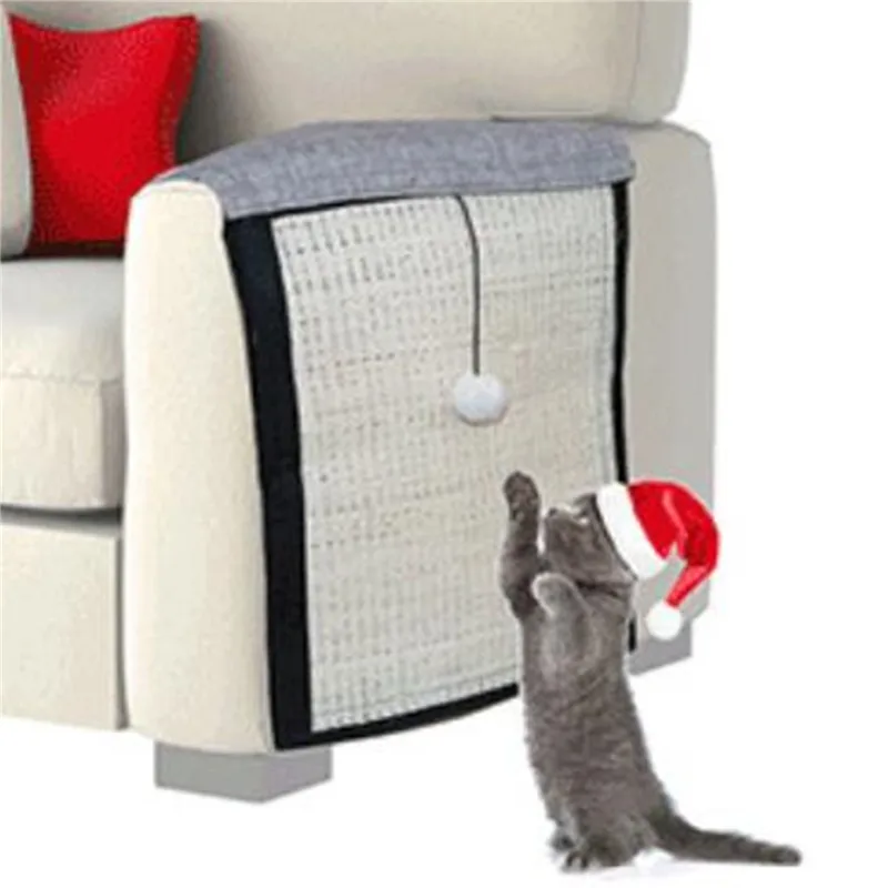 

Cat Kitten Scratch Board Furniture Protect Pad Sisal Scratcher Mat Claws Care Cat Toy Sofa Scratching Post Protector