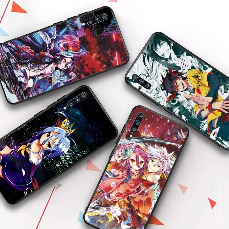 

FHNBLJ No Game NO life Phone Case for Samsung A51 A30s A52 A71 A12 for Huawei Honor 10i for OPPO vivo Y11 cover