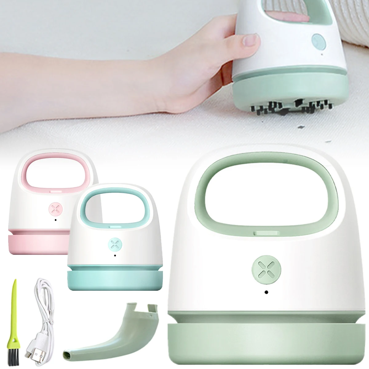 

Desktop Vacuum Cleaner 1200mAh USB Charging Mini Table Dust Sweeper Handheld Keyboard Vacuum Cleaner Low Noise Wireless Vacuum