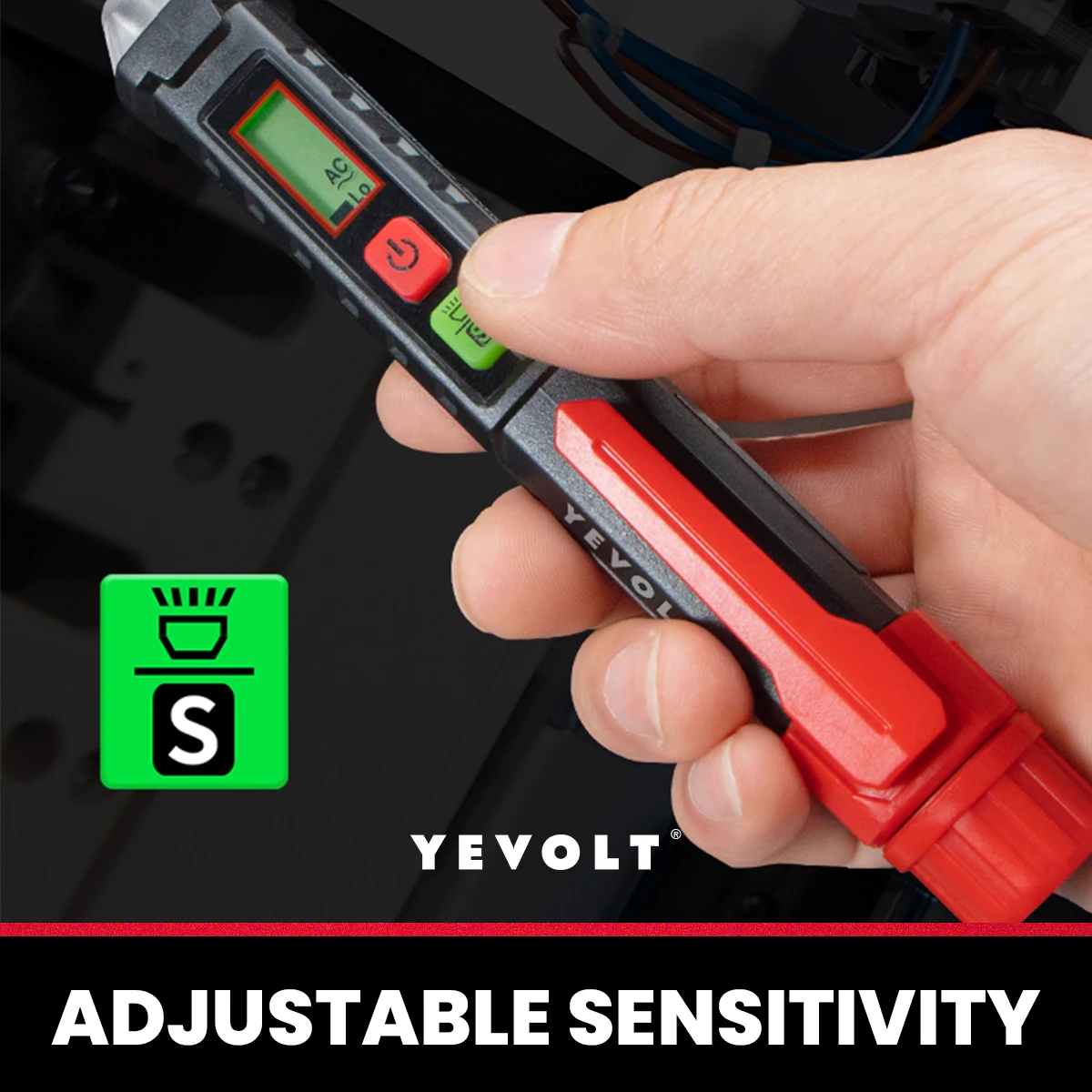 Бесконтактный Тестер переменного тока YEVOLT TA11B +/TA13A 12-1000 в