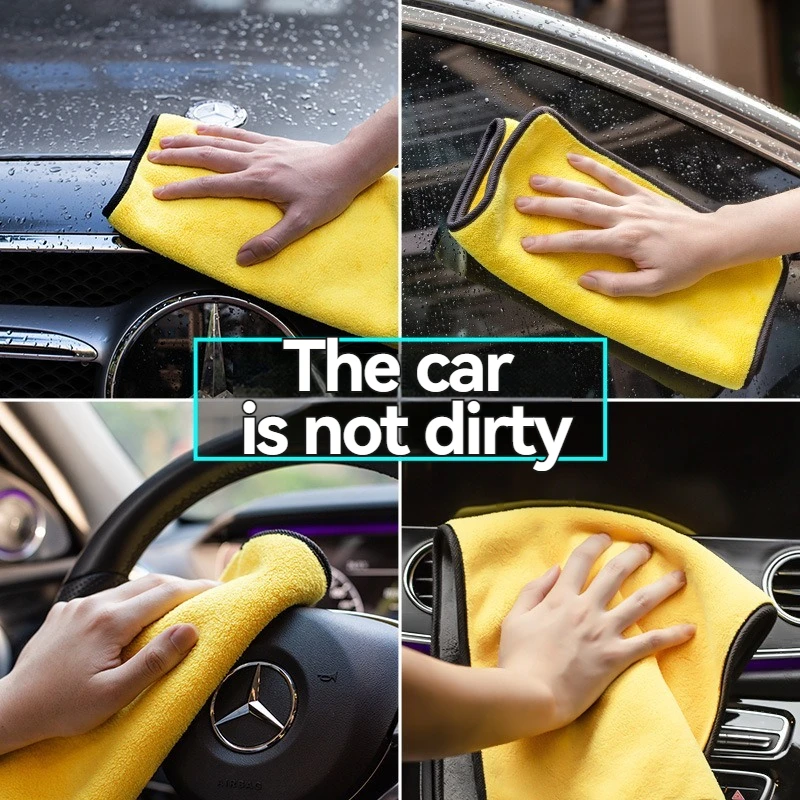 1/3 шт. полотенце из микрофибры для чистки автомобиля