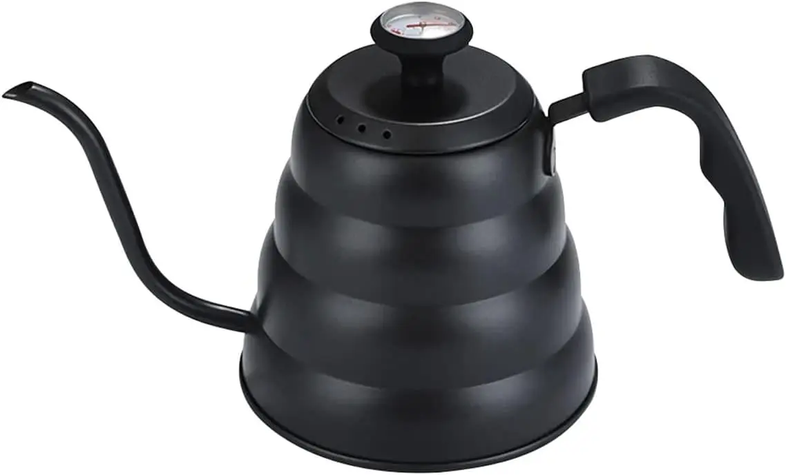 

Bico Fino Bico de Ganç Inox Black 1,2L Com Termometro
