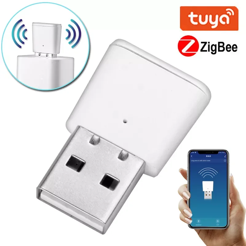 

Zigbee USB Signal Repeater Portable Universal Wireless Smart Amplifier WiFi Router Booster Extender For Tuya Zigbee Home