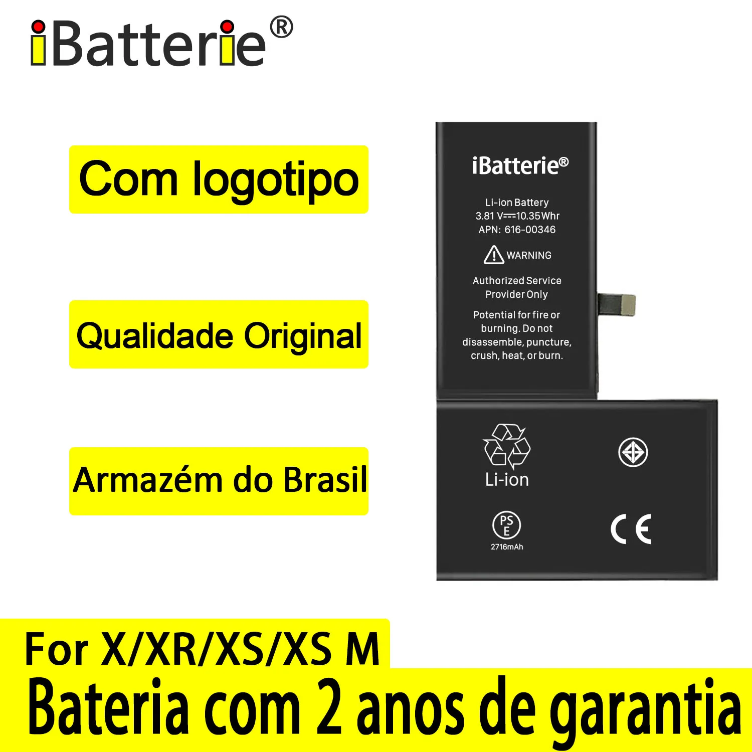 10pcs/lot iBatterie Original Quality For iphone 11 6s 7 8 Plus X XR XS MAX Replacement Bateria For iphone 11 12 Pro Max Battery