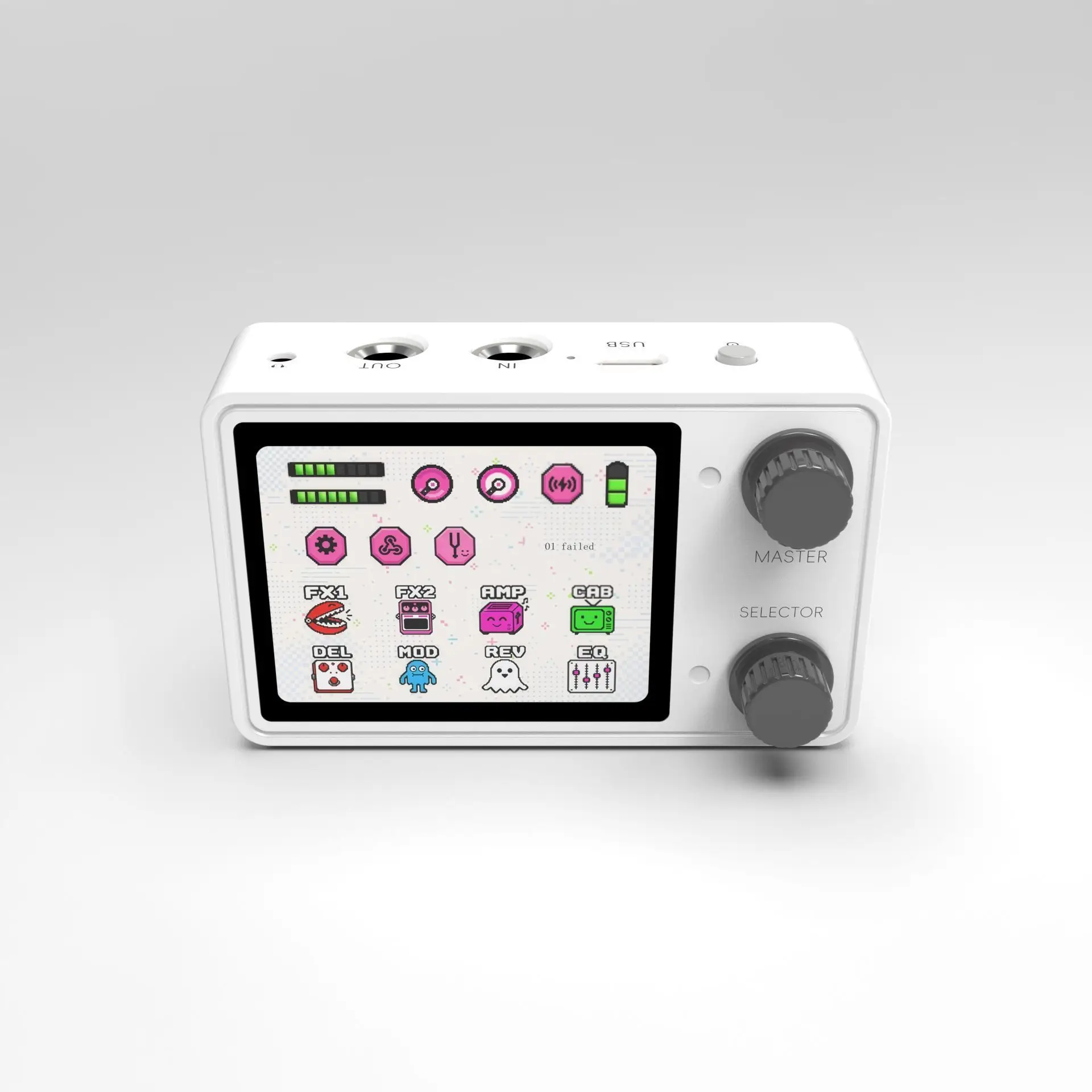 Фото Электрогитара LIVTRA NANOCORE Pocket Integrated Effector с длительным сроком службы батареи и простым управлением №4