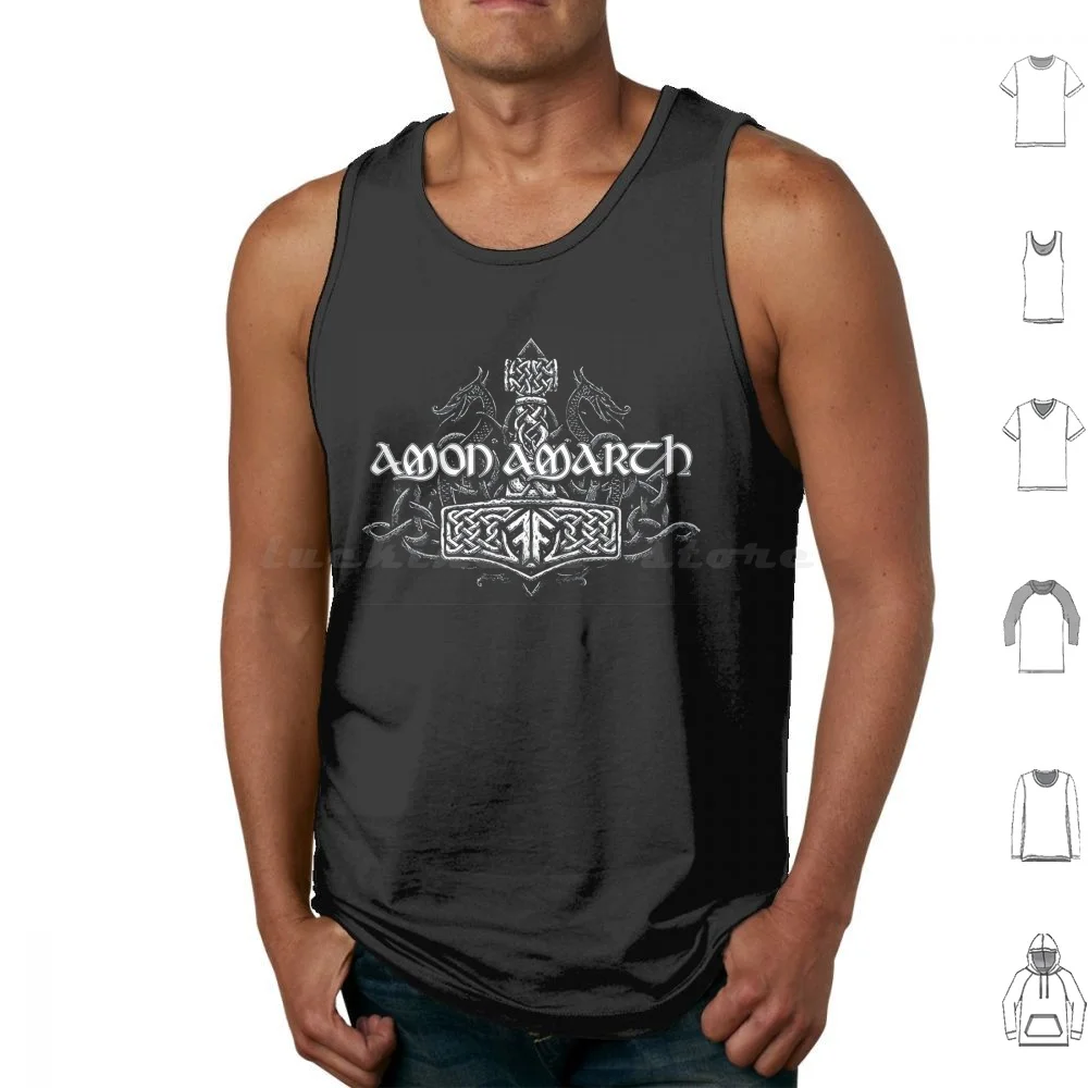 

Майка Amon Amarth Arwork с логотипом, жилет без рукавов Amon Amarth Band Amon Amarth Tour Amon Amarth, распродажа Amon Amarth
