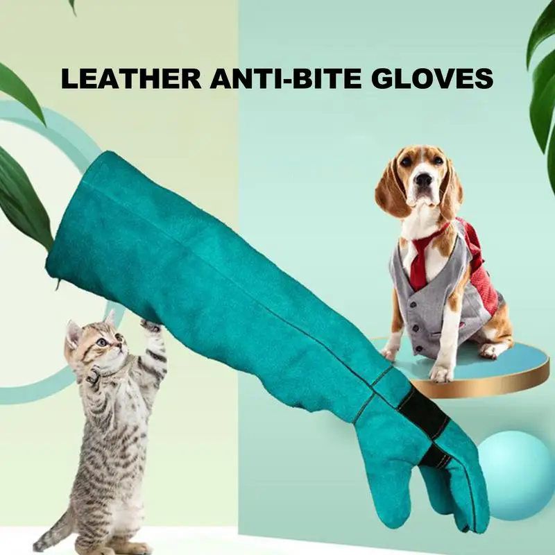 

Bite-resistant Gloves Anti-thorn Handling Gloves Multi-functional Handling Animal Anti-scratch Pet Supply Protective Leather