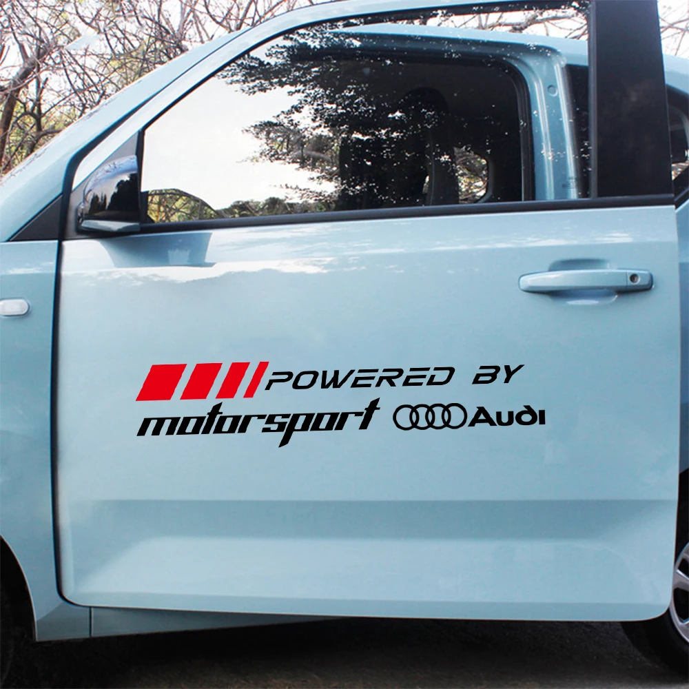 2 шт. автомобильные наклейки для Audi QUATTRO RS Q8 TT Sline A6