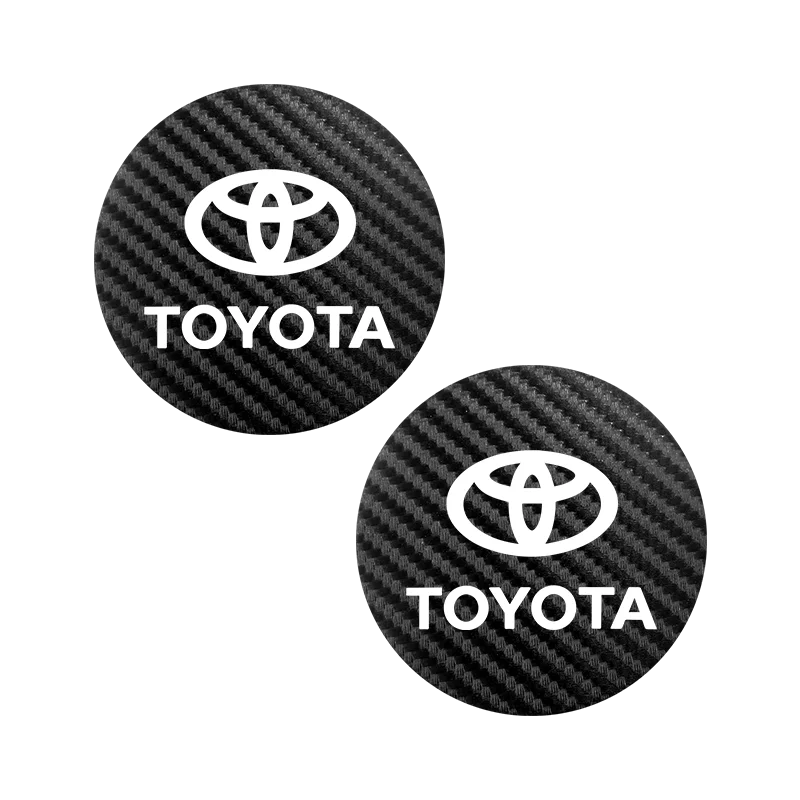 

2 шт. кожаные подставки для чашки с водой, противошумная подушка для Toyota GRsport Hilux Aygo Yaris Corolla Rav4 CHR Auris Cruiser Prius