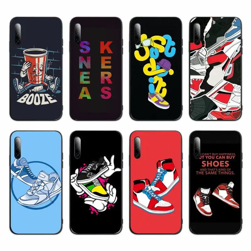 Модный чехол с кроссовками для телефона Huawei P30 Pro P20 Lite P10 P40 E P Smart Z Plus 2018 2019 2020 Mate 20 10
