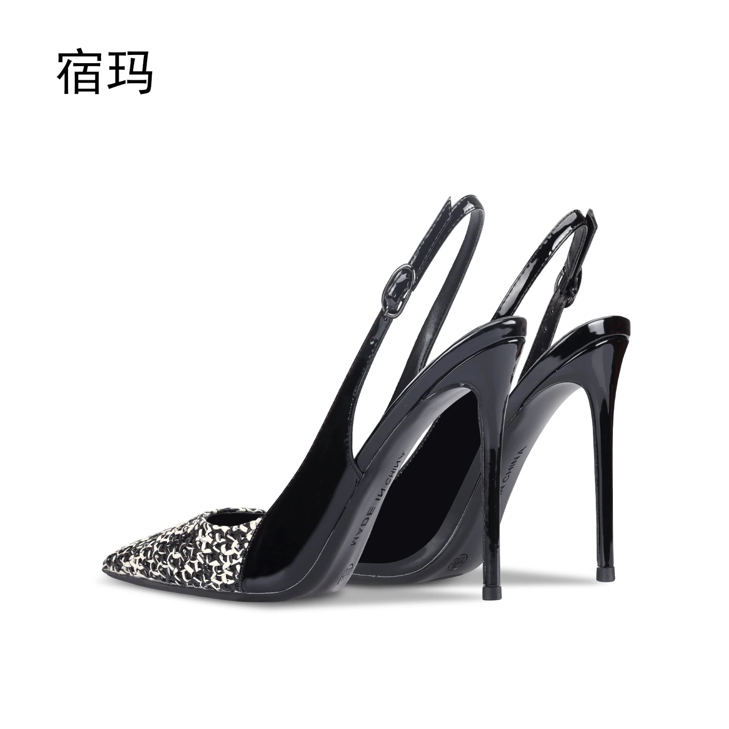 2023 Women Ankle Strap Stiletto Heel Dress Sandals Fashion Elegant Party Shoes Pointed Toe High Heels Summer Classic Sexy Pumps
