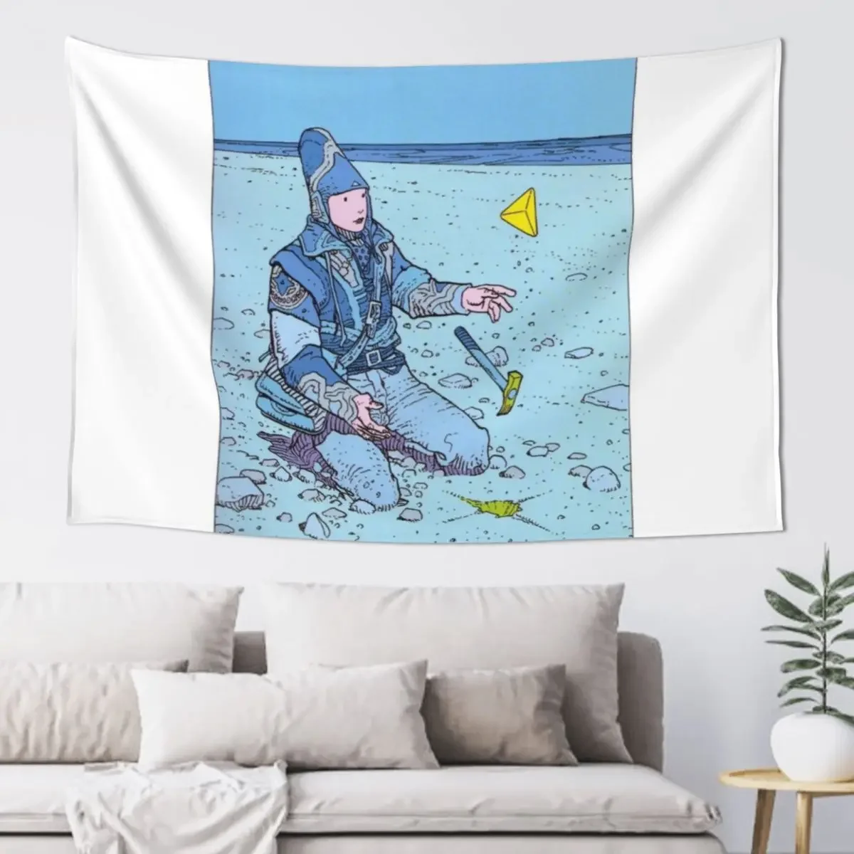 moebius пустыня prysm кристалл pickaxe поплавок синий edena world of incal jean филоud surrealism psychadelic