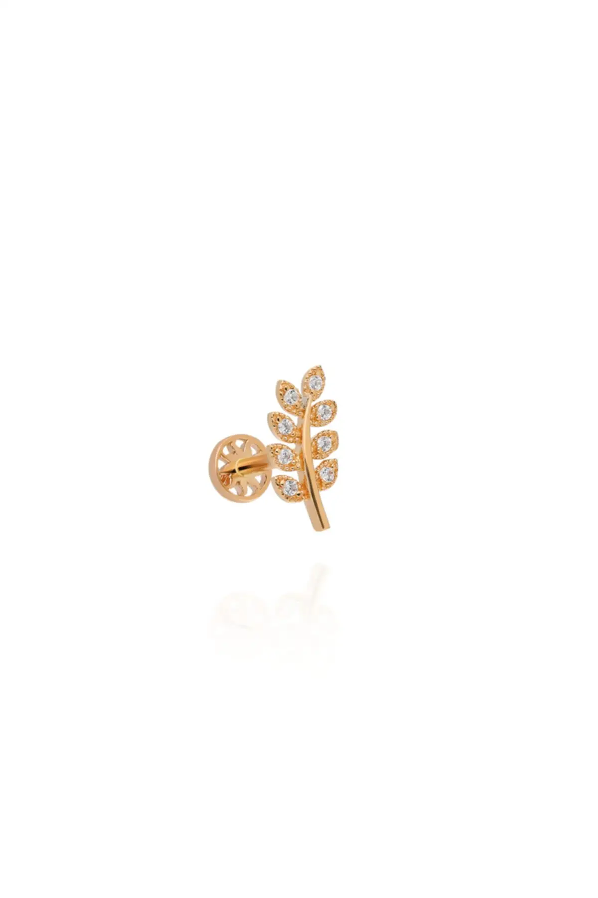 

Unisex Gold Leaf Piercing
