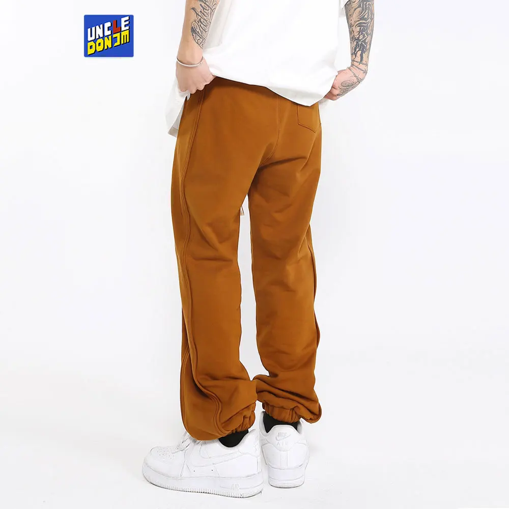 

UNCLEDONJM корейские модные однотонные повседневные мужские брюки для бега спортивные брюки уличные хип-хоп леггинсы брюки мужские спортивные ...