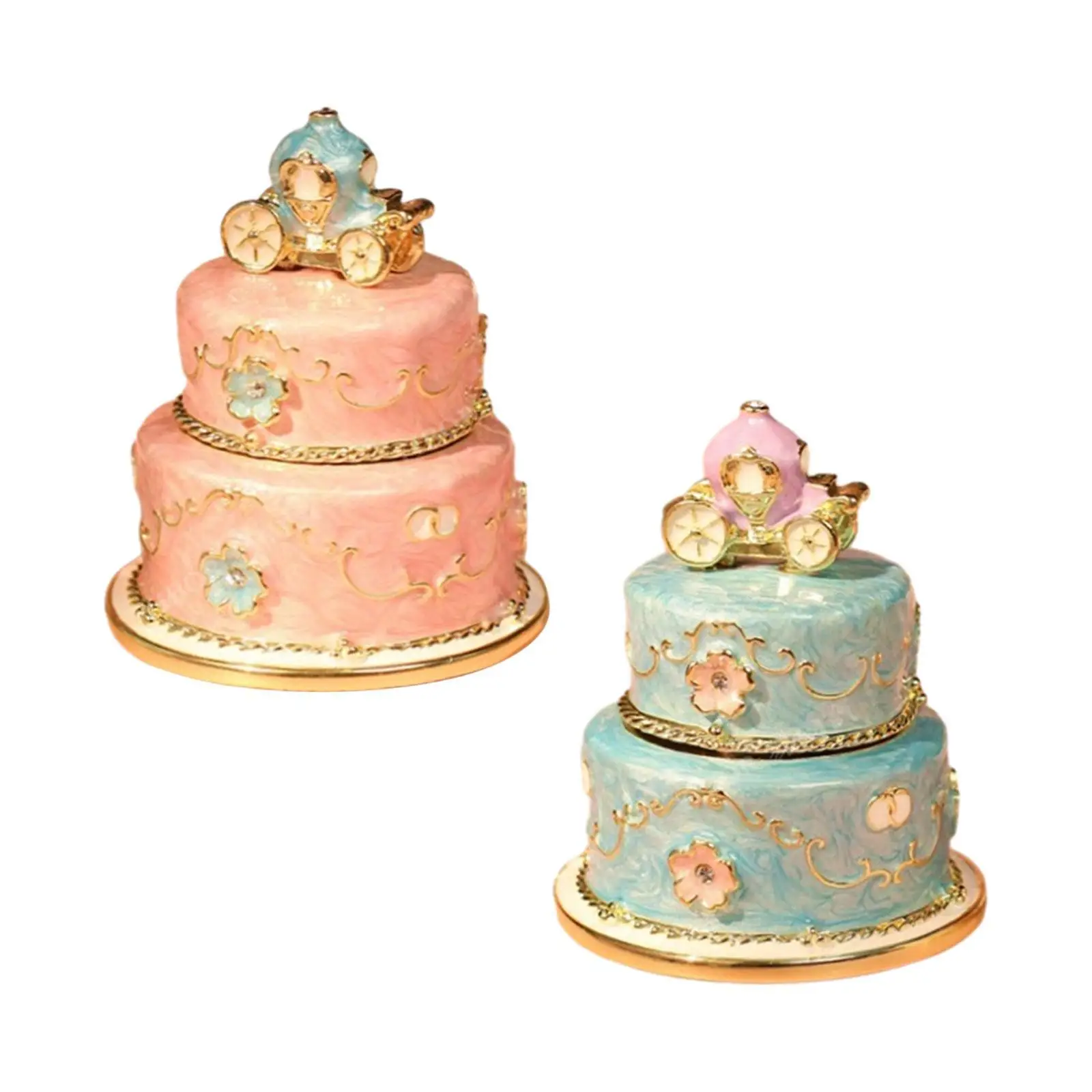 Эмалированные украшения для шкатулки и ювелирных изделий ручной работы в стиле