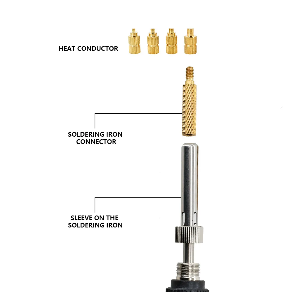 Горячеплавкий инструмент для наконечников железа M2 M2.5 M3 M4 M5 M6 M8 набор