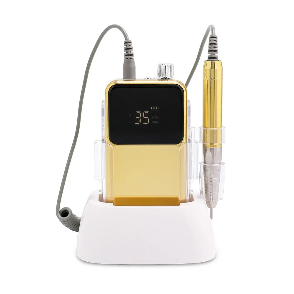 Портативная аккумуляторная дрель для ногтей с частным логотипом 35000 об/мин