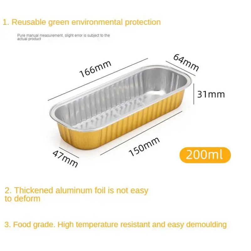 

Bowl Aluminum Foil Lunch Box Box Thickened Tin Paper Box Paper Oven Tin