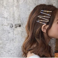 4pcs geometric rhinestone hair clips pin for women korean side clip barrettes fashion headwear girls hairpins hair accessories