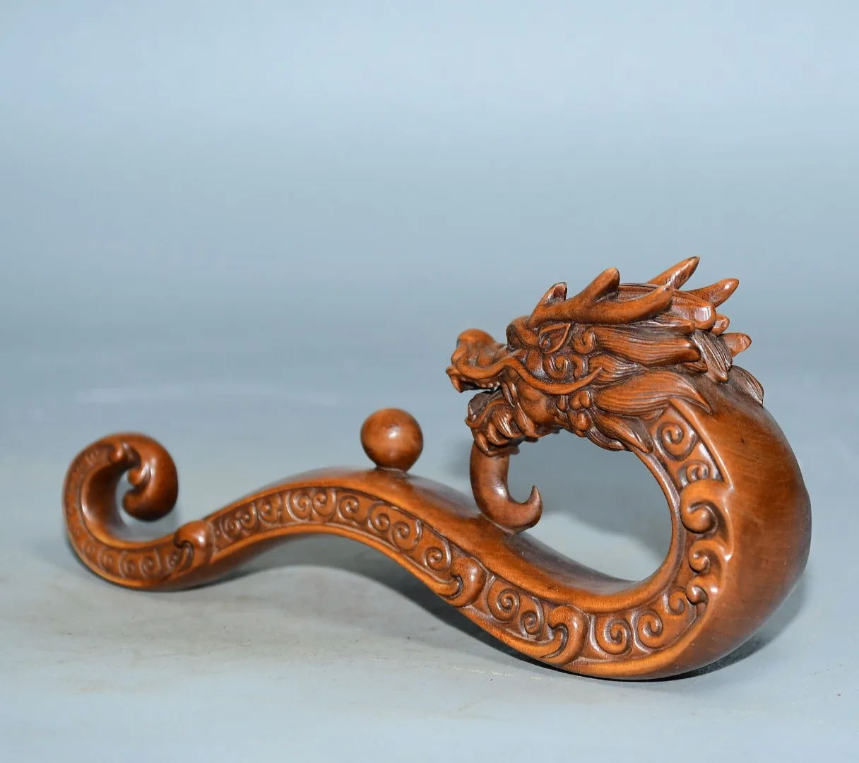 Китайская резьба по дереву старая коллекция самшита тонкая резная подставка для