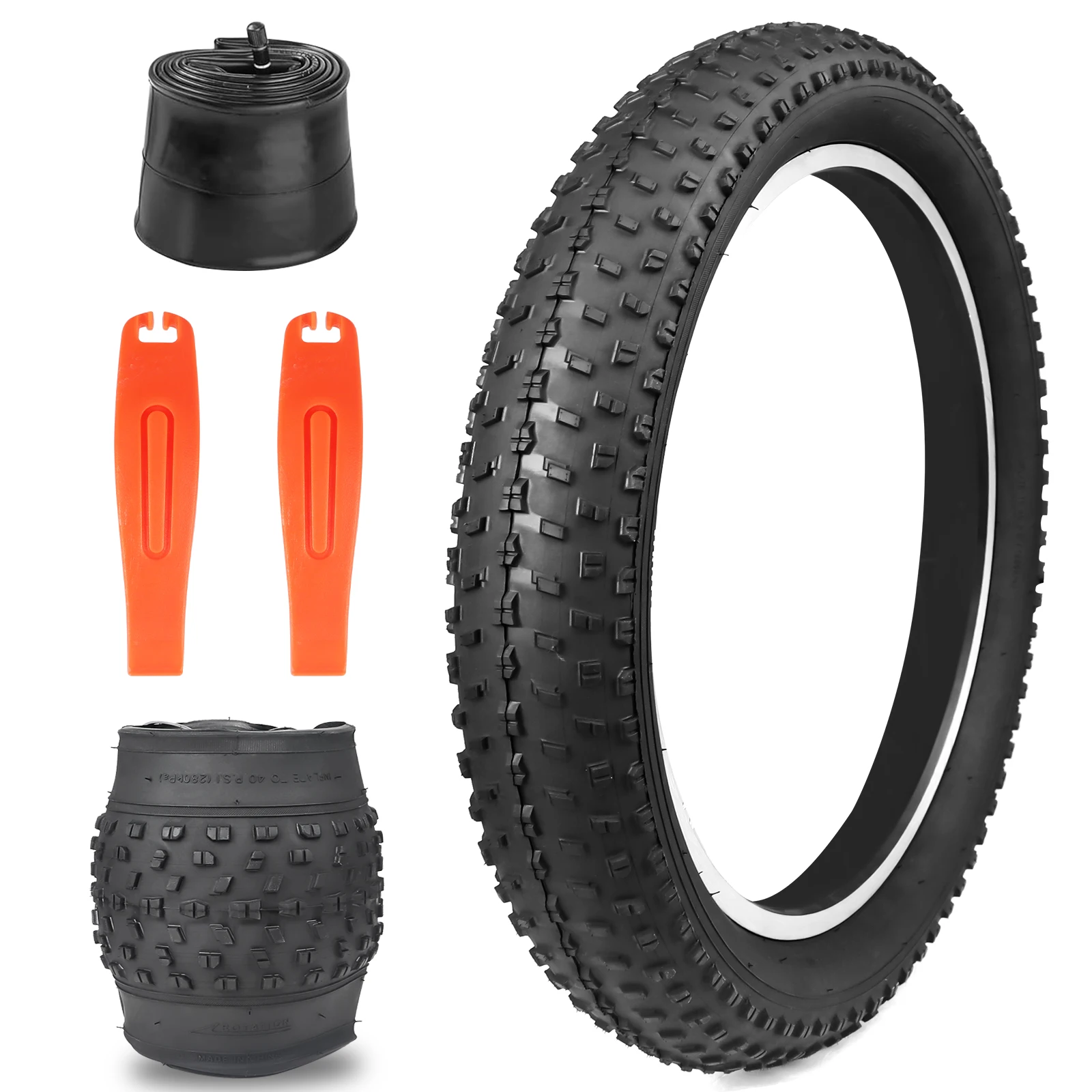 Толстые шины ZUKKA 20x3 0 толстые с трубкой сверхпрочные Высокопроизводительные