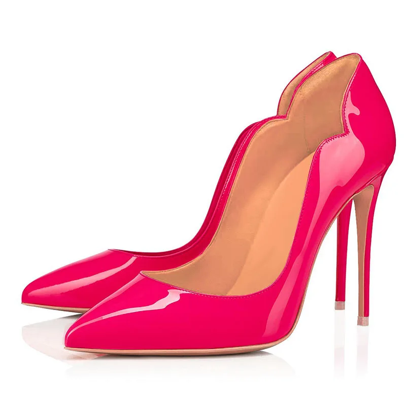 Туфли-лодочки женские на высоком каблуке заостренный носок модная вечерняя