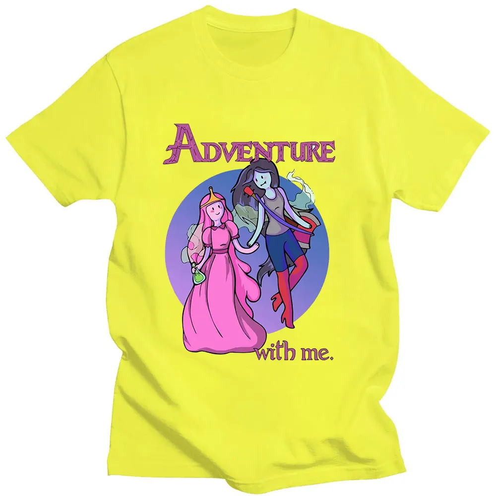 

Marceline The Vampire Queen Retro Japanese Adventure Time Funny Design Short Sleeve T-shirt Unisex Oversized Basic Tee Shirt Top