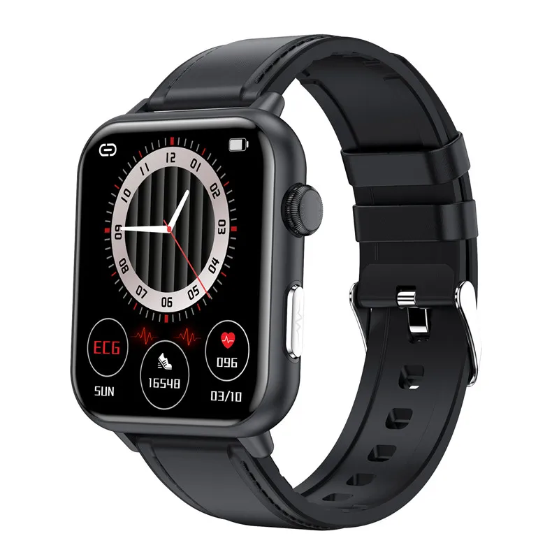 

Смарт-часы мужские с функцией измерения ЭКГ, пульса, артериального давления, кислорода, температуры тела