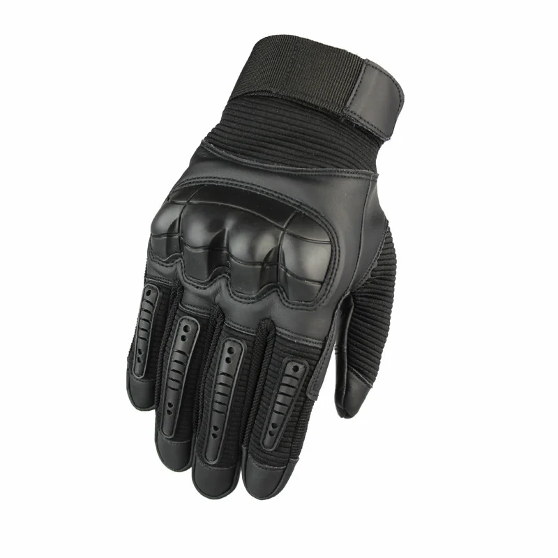 

New 1 Pair Outdoor Cycling Gloves Hard Knuckle Men Tactical Motorcycle Gloves Non-slip Touch Screen Full Finger Gloves