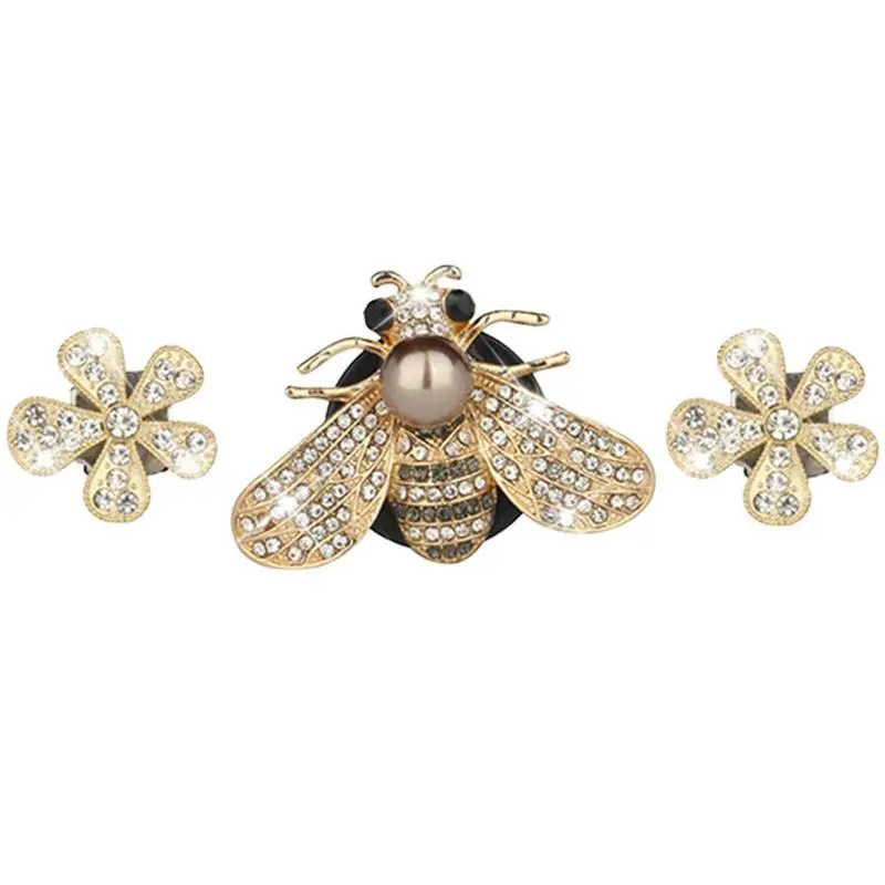 

Автомобильный освежитель воздуха Bee, освежитель воздуха для вентиляционных отверстий, блестящий диффузор для ароматерапии, зажим для вентиляционных отверстий