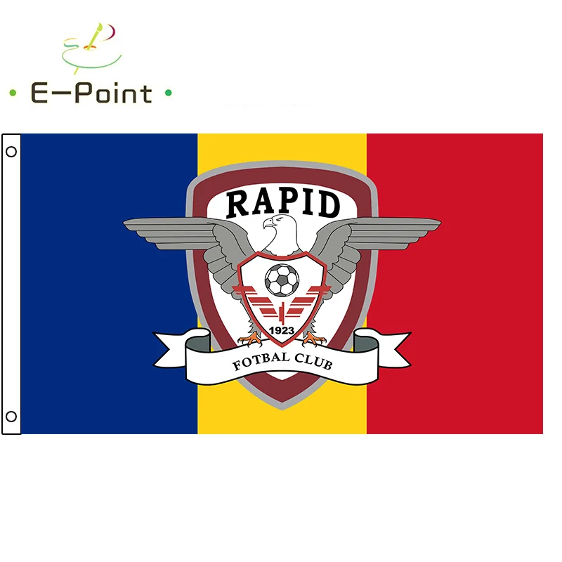 

Flag of Romania FC Rapid Bucuresti 3ft*5ft (90*150cm) Size Christmas Decorations for Home Flag Banner Gifts