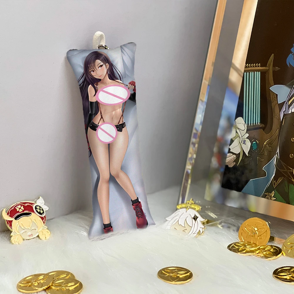 

Final Fantasy Airborne Brigade Tifa Lockhart Key Ring Key Chain Pendant Anime Accessories Cute Body Pillow Bag Keyrings Pendant